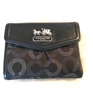 Coach Wallet- Black - Trifold